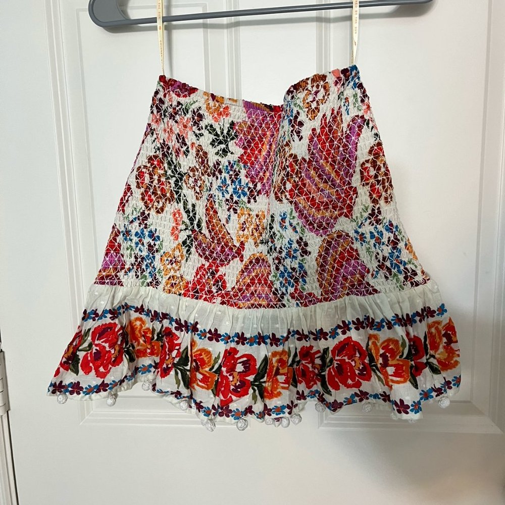 Farm Rio Smocked Mini Skirt - Picture 3 of 5
